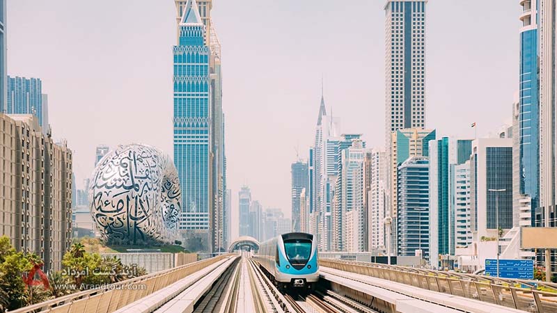 راهنمای مترو شهر خارق‌العاده دبی