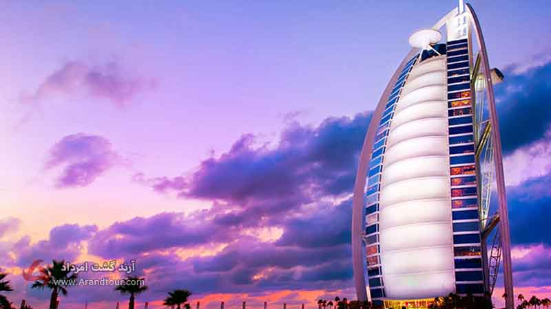 هتل برج العرب جمیرا از بهترین هتل های دبی