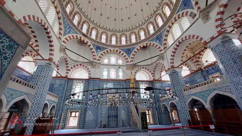 مسجد رستم پاشا از بهترین مساجد استانبول