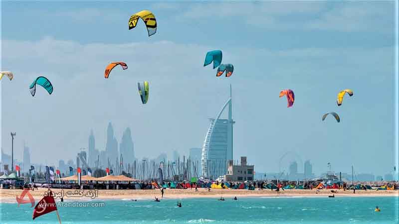 ساحل کایت (Kite Beach): از مراکز تفریحات آبی در دبی