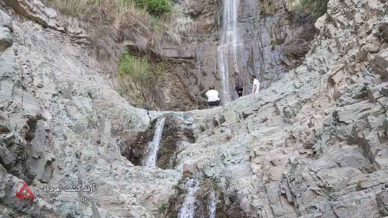 آبشار لت‌مال روستای وردیج
