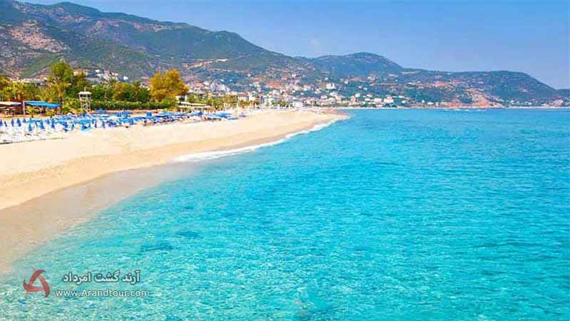 ساحل آلانیا از بهترین سواحل ترکیه