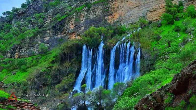 آبشار شوی از جاهای دیدنی خوزستان