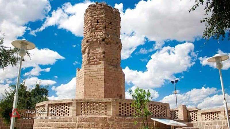  برج کلاه فرنگی از جاهای دیدنی خوزستان