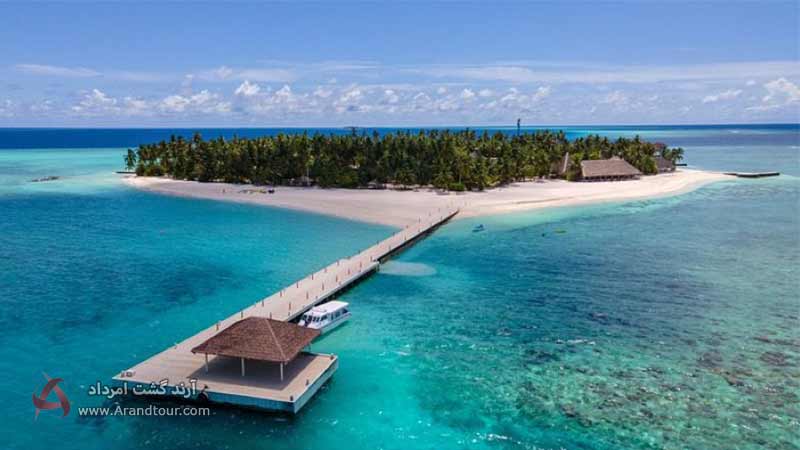 جزیره آلیماتا از جاهای دیدنی مالدیو