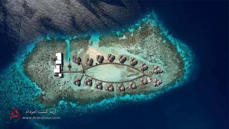 جزیره مرادهو از جاهای دیدنی مالدیو