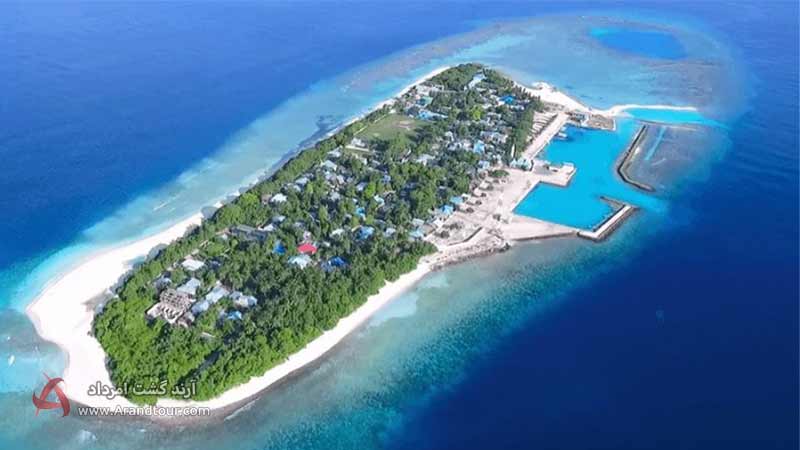 جزیره اوکولهاس از جاهای دیدنی مالدیو