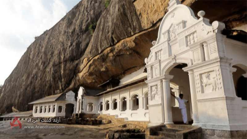 معبد غار دامبولا از جاهای دیدنی سریلانکا