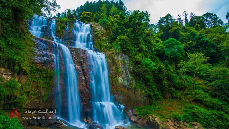 آبشار رامبودا از جاهای دیدنی سریلانکا