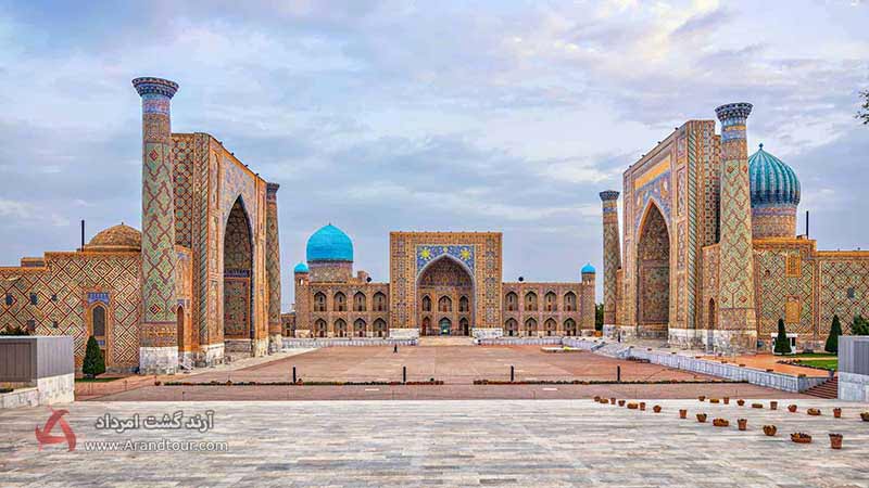 میدان ریگستان از جاهای دیدنی ازبکستان