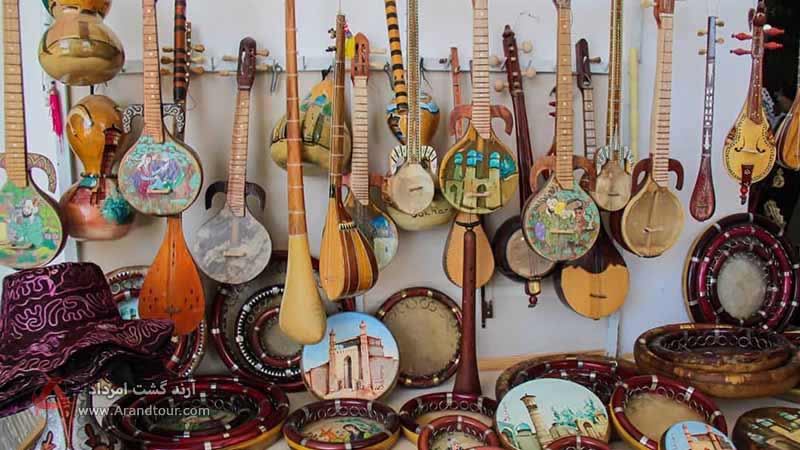 سازهای موسیقی سنتی از سوغات ازبکستان
