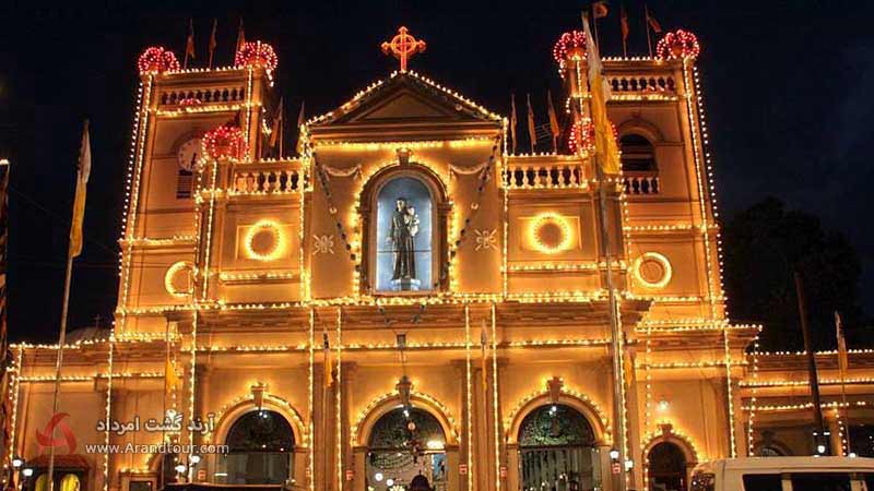 کلیسای سنت آنتونی از جاهای دیدنی کلمبو سریلانکا