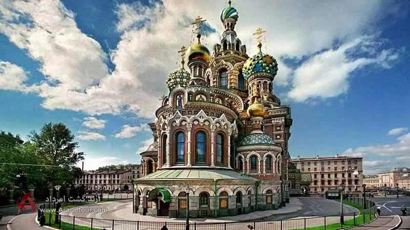 کلیسای ناجی در خون از جاهای دیدنی روسیه