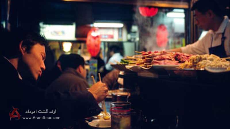 رستوران‌های رامن و کیوسک‌های غذای خیابانی توکیو