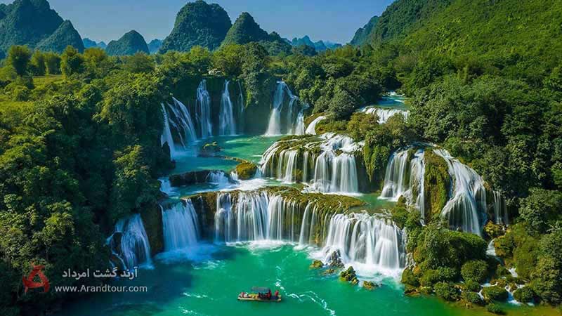 آبشار بان جیوک از جاهای دیدنی ویتنام