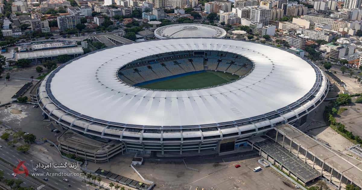 ورزشگاه ماراکانا از جاهای دیدنی ژانیرو