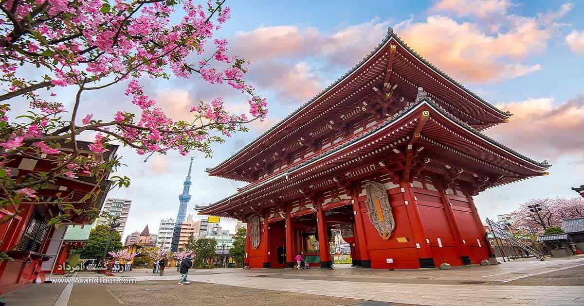 معبد سنسوجی از جاهای دیدنی توکیو