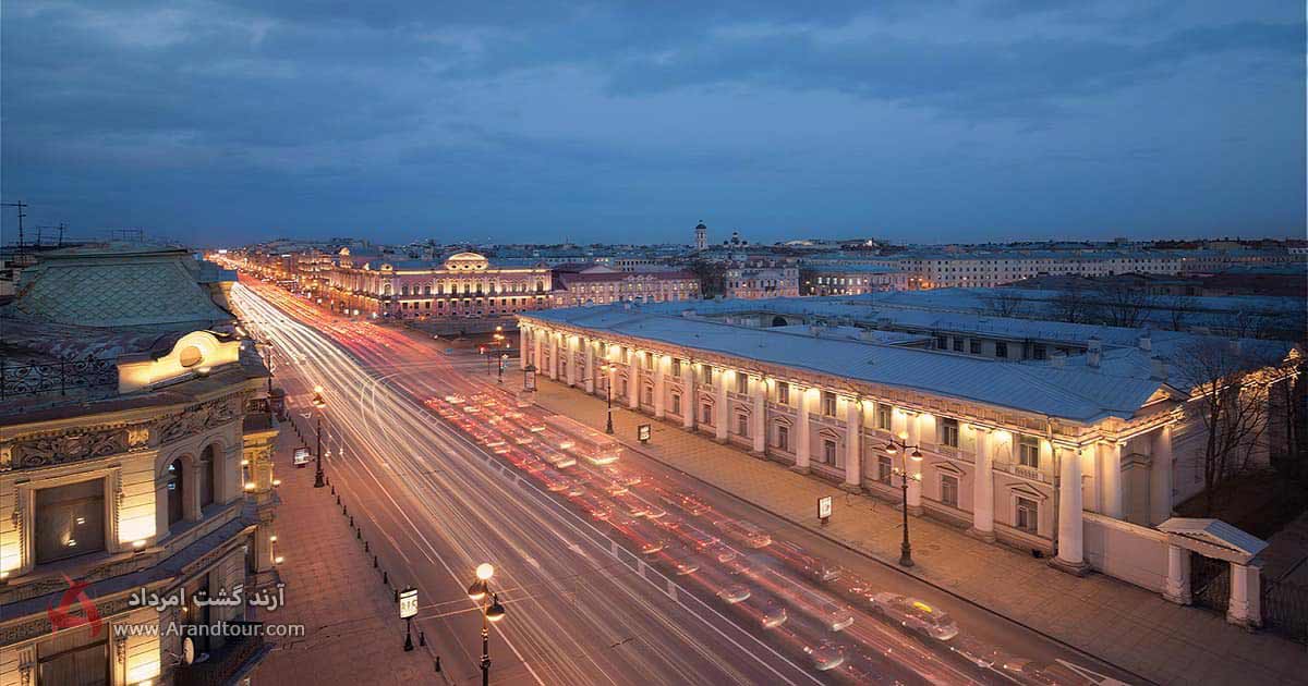 نوسکی معروف‌ترین خیابان در روسیه