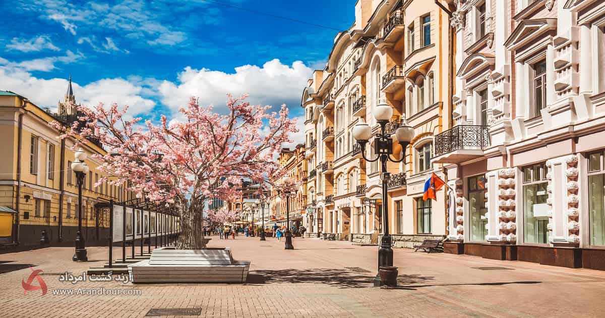 نگاهی به تاریخچه خیابان آربات مسکو