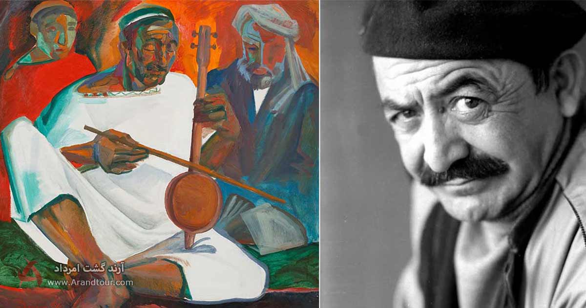 ظهور حبیب‌الله‌اف، نقاش سرشناس و به نام تاجیکستان