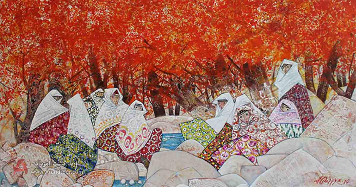 فرخ نعمت‌زاده؛ نقاش مطرح تاجیکستان