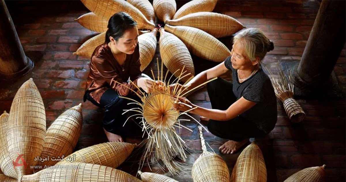 صنایع‌دستی بامبو و چوبی ویتنام