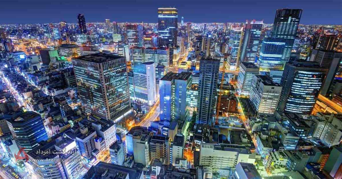 اوساکا، ژاپن از پرجمعیت‌ترین شهرهای جهان 2024