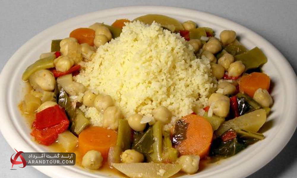 کوسکوس غذای محلی تونس 