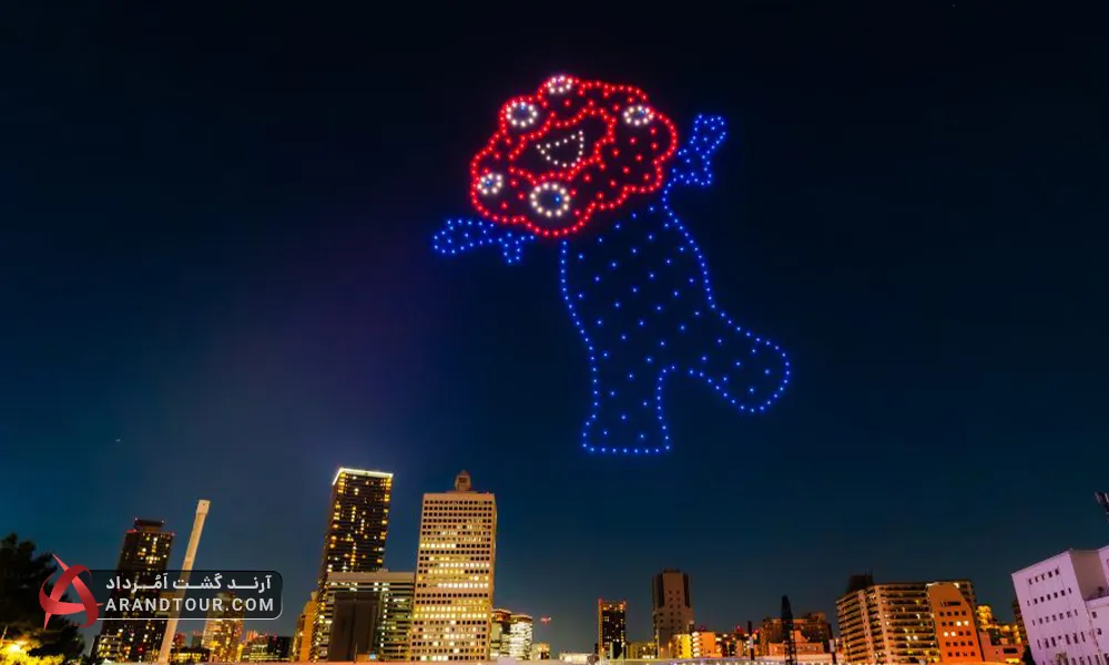 اجرای پهبادها در اکسپو ژاپن