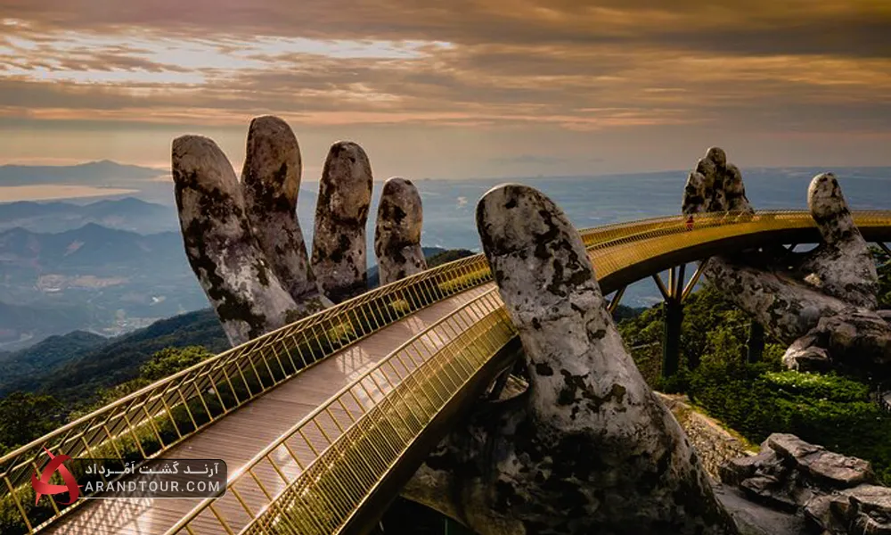 پل طلایی در دانانگ ویتنام