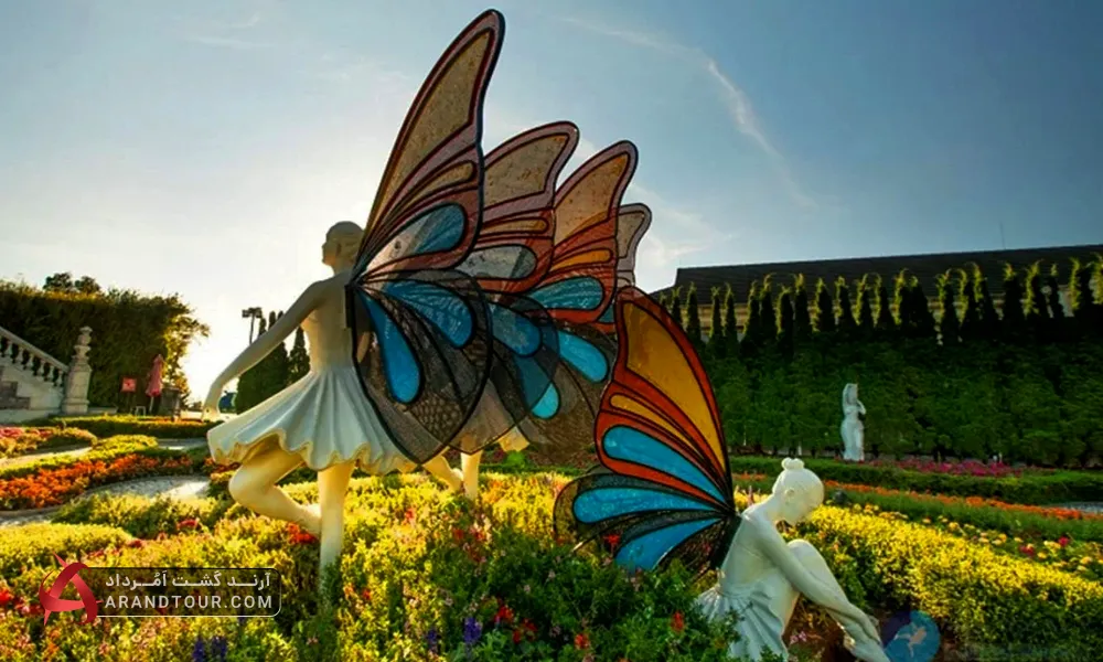 باغ گل های عشق در باناهیلز ویتنام